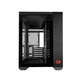 Gabinete Gamer Lian Li O11 Dynamic Mini Redragon Edition Mid Tower Vidro Temperado Preto - O11dmini-rd-x