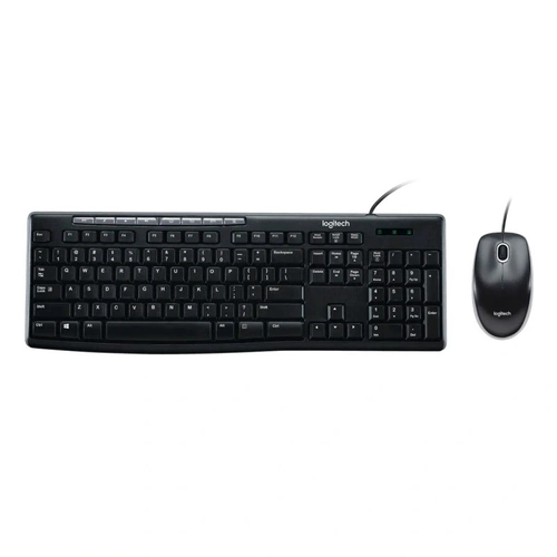 Kit Teclado e Mouse Logitech Mk200 Cinza Usb - 920-002718