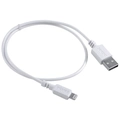 Cabo Usb-a 2.0 x Lightning Iphone Com Certificado MFI Pcyes 50cm Branco - Pualb-05