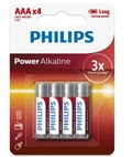 Pilhas AAA Power LIFE Alcalinas (KIT COM 4 PILHAS) 