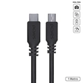 Cabo Usb Tipo c para Mini Usb b 2.0 para Type c Tipo c 1 Metro Preto - Pucmbp-1