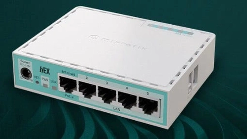 Roteador Mikrotik Hex Lite Fast 5p Rb750gr2