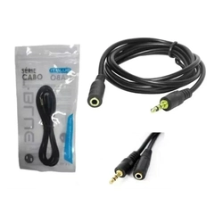 Cabo Extensor Áudio P2 Macho /P2 Femea 1.5M IT-BLUE