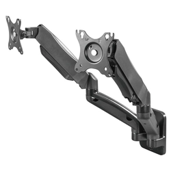 Suporte a Gás para 2 Monitores de Parede PCYES 17 - 32 VESA 100x100 - PLMSM04A