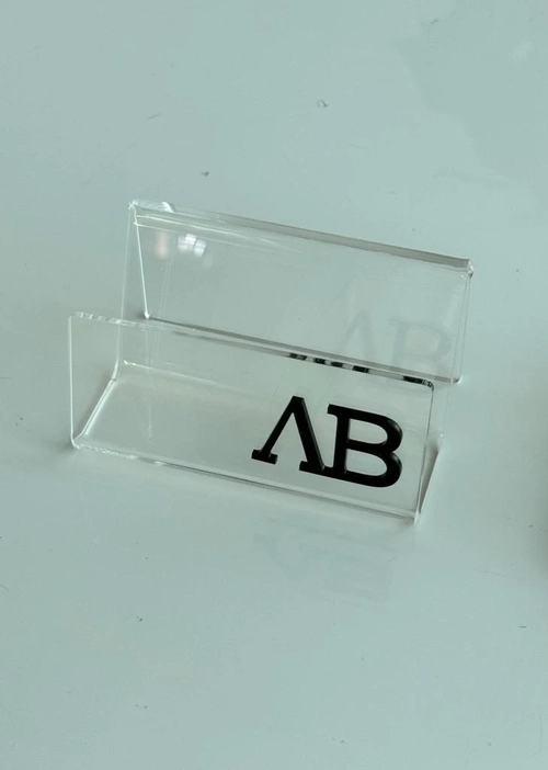 Porta cartao - Logo alto relevo inicial ou desenho