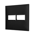 Placa Espelho Tomada Legrand Pial Plus+  1+1 Posto 4x4  Preto  618511pt