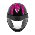 Capacete New Sport Moto Tamanho 58 Preto/rosa Pro Tork