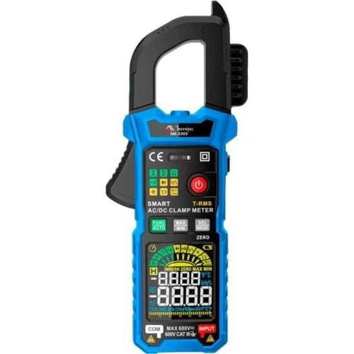 Alicate Amperímetro Minipa Sm-3305 Azul/preto