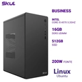 Computador B500 Core I5 4570 3.2ghz Memória 16gb Ddr3 Ssd 512gb Fonte 200w Linux Ubuntu