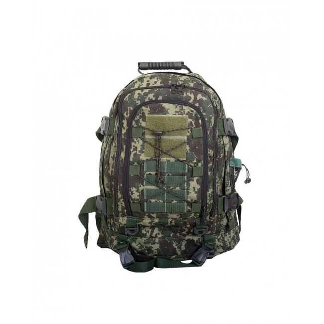 Mochila Tática Expansiva (Camuflado Digital Verde)