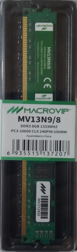 Memória Desktop 8gb ddr3 1333mhz mv13n9/8 - Macrovip