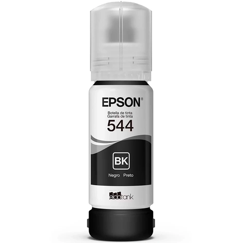 Garrafa de Tinta Epson Ecotank T544, Preto, 65ML - T544120