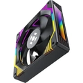 Cooler Para Gabinete Fortrek Frosty Rainbow Preto - 83900