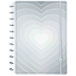 Caderno Inteligente Grey Love 50 fls