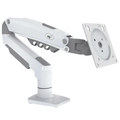 Suporte Articulado de Mesa, ELG Branco com Pistão a Gás Para Monitores de 17 a 35 - F80W