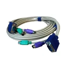 Cabo KVM PS2 + VGA Dupla Face 1,5m