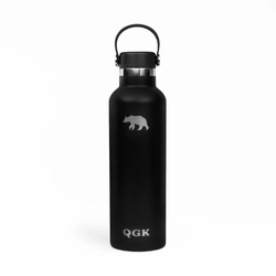 Garrafa Térmica PE 25 OZ 750ml com Tampa - QGK (Preto)