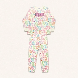 Conjunto Pijama Moletom Peluciado Unicórnio Fakini - Feminino