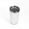 Copo Térmico Tumbler 20 OZ 591ml com Tampa - QGK (Branco)