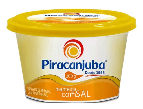 Manteiga Com Sal Piracanjuba 200g