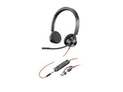 Headset Hp Poly Blackwire C3315 Ms Usb-c 8x218aa