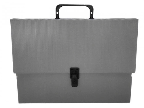 MALETA ESCOLAR 40MM CINZA