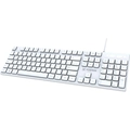 Teclado Fortrek Office K15 Slim USB Branco - 84953