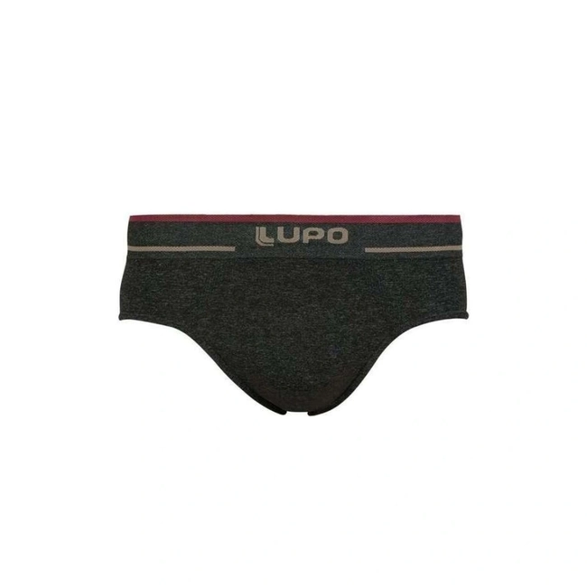 Cueca Slip Sem Costura Fio Texturizado - (Lupo) 9760