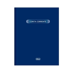 Livro Conta Corrente Capa Dura 50 Folhas Pequeno Tilibra