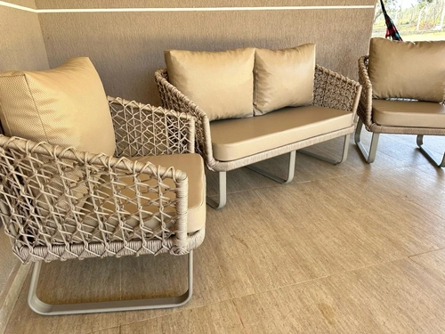 Jogo de Sofá EURO Completo Corda náutica