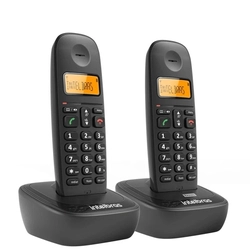 Telefone Intelbras S/ Fio C/ Identificador de Chamadas + Ramal Preto - Ts 2512