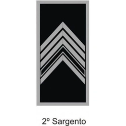 Divisa de Gola 2° Sargento (Emborrachado) PM