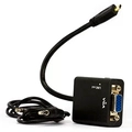 Adaptador Hdmi P/ Vga Fêmea C/ Saída De Áudio Ref. Fy-00042