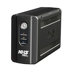 NOBREAK NHS MINI 4 600VA ENT. BIVOLT S.220V OU CONF 120V BAT 1X7AH/12V 6 TOMADAS ABS