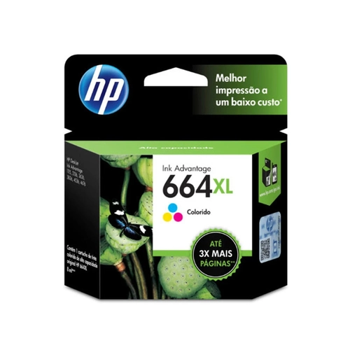 CARTUCHO DE TINTA – 664 XL COLORIDO – HP