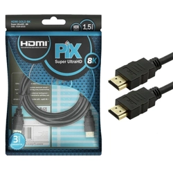 Cabo Hdmi 2.1 8k Ultra Hd 1,5 Metros - Pix