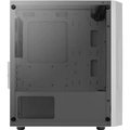 Gabinete Gamer Aerocool Trinity Mini Branco Lateral Vidro