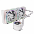 Water Cooler 240mm Pcyes Vision White Ghost - Tela Lcd 2,1 - VS240Wg