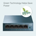 Switch Tp-link Gigabit de Mesa Com 5 Portas 10/100/1000 - Ls105g