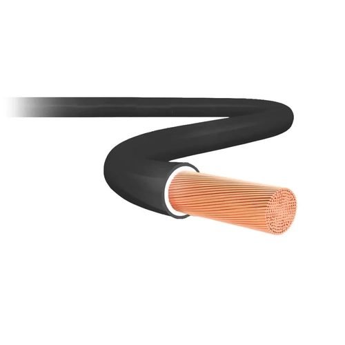 Cabo Flexivel 2,50mm Preto Rolo com 100M