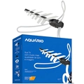 Antena Tv Digital Externa  4 Em 1 Vhf/uhf/fm/hdtv Dtv-3000, Completa, Com Mastro e Cabos 15 Metros