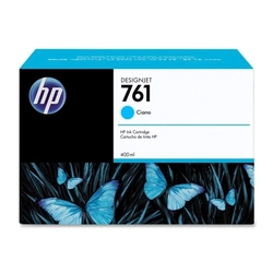 Cartucho De Tinta Hp 761 Ciano Pluk 400ml Cm994a