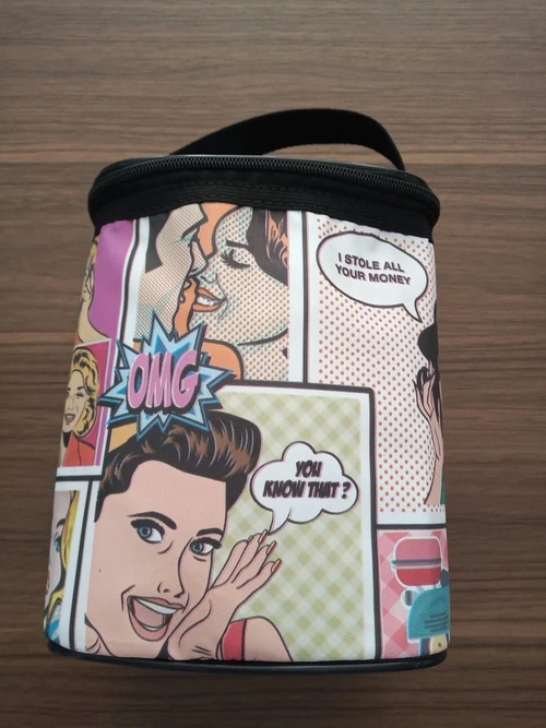 Frasqueira Termica Estampa Gibi - Arte Manual