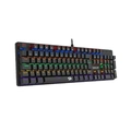 Teclado Mecânico Gamer Redragon Valheim K608, Full Size, Iluminação Rainbow, ABNT2, Preto