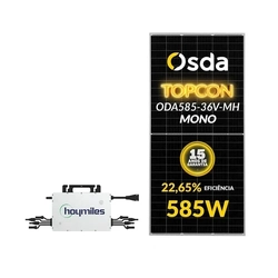 Gerador Solar Micro Hoymiles 7,61 Kwp Mon. 220v Fibromadeira (8k/585w)