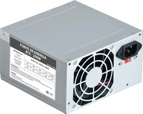 Fonte Atx 200w Vkoem Caixa Colmeia Com 10 Unidades