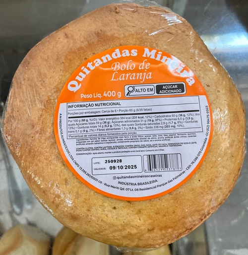 Bolo De Laranja 400g