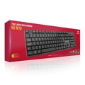 Teclado Usb Multimídia C3tech Kb-m10bk - Preto