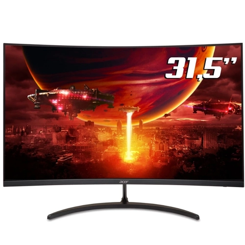 Monitor Gamer 32 Acer Nitro Curvo Full HD 180hz 1ms Preto - Edt320q