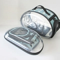 Bolsa Transporte Pet Relax Transparente para Cachorros e Gatos – Portátil, Dobrável e Respirável para Viagens e Passeios